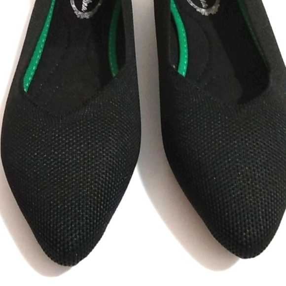 ATALINA BLACK POINTED TOE CUSHIONED SLIP-ON BALLERINA FLATS SIZE 6 NWT - Picture 8 of 8